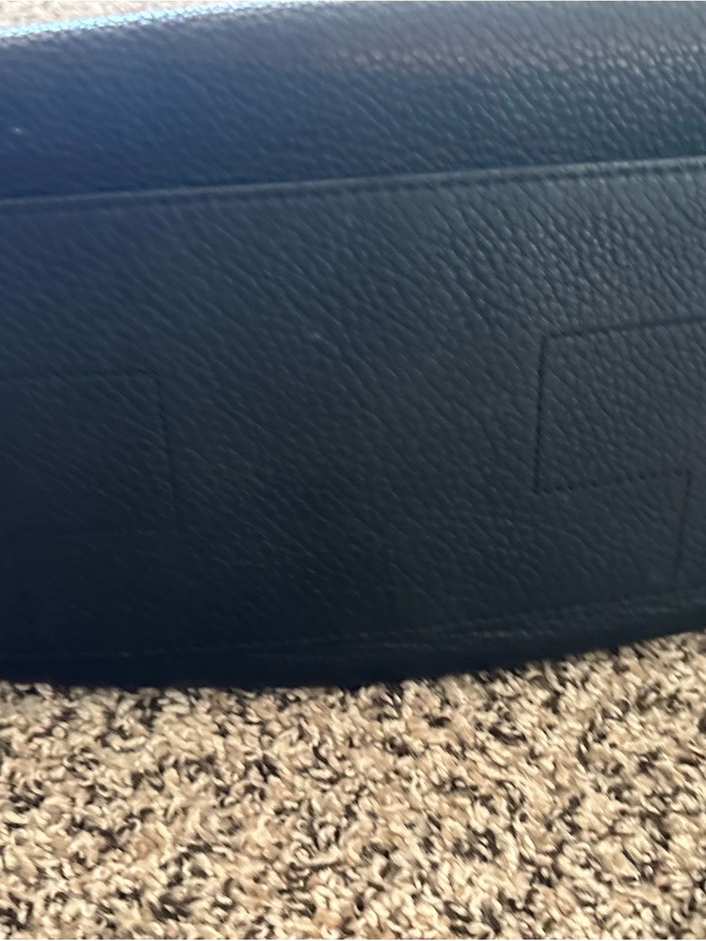 Tory Burch Black Pebbled Leather Tote with Gold Hardware - Picture 7 of 7